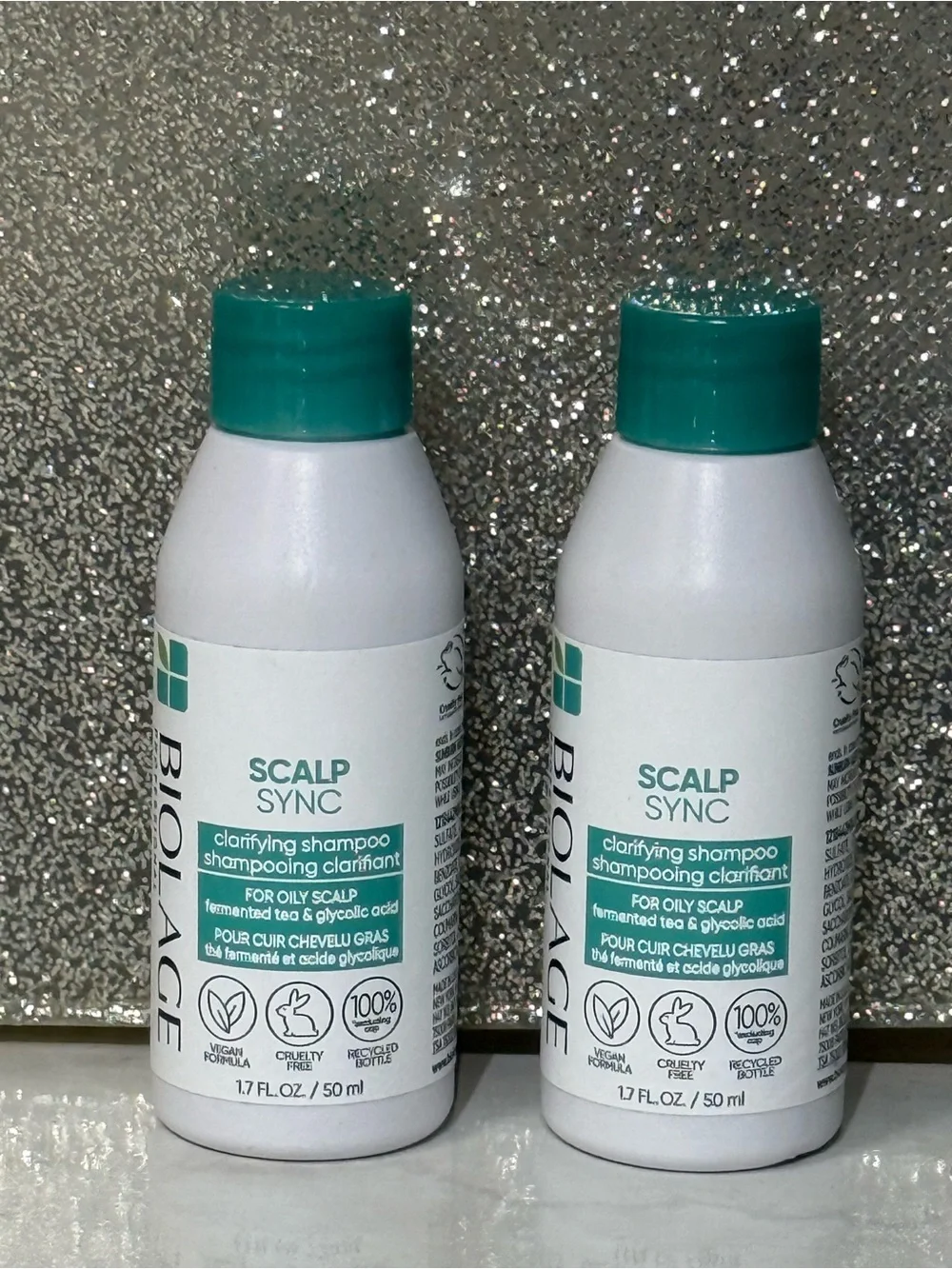 5 for $25 item 🌺 Mini Travel Size Biolage Scalp Sync Clarifying Shampoo x2